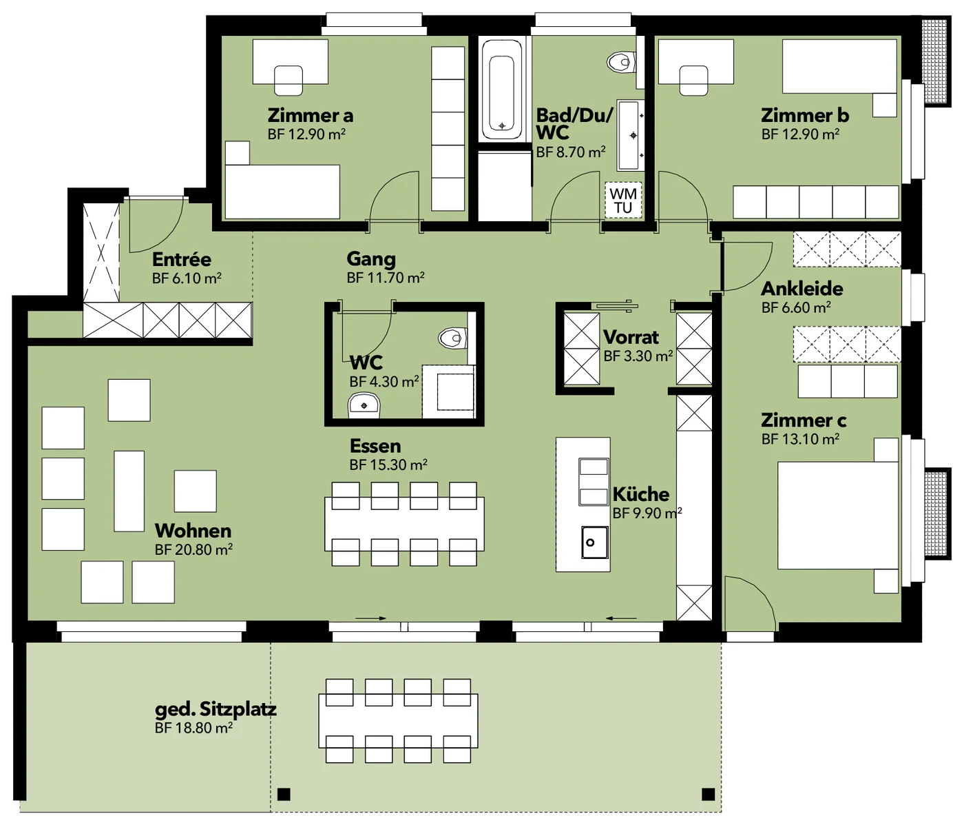 Grundriss Wohnung 02
