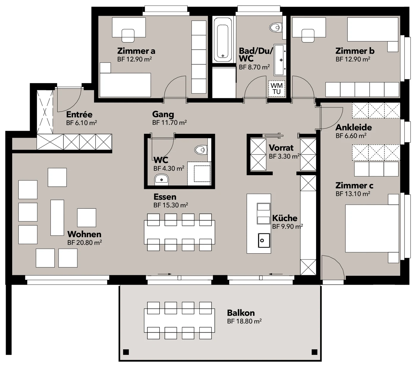 Grundriss Wohnung 04