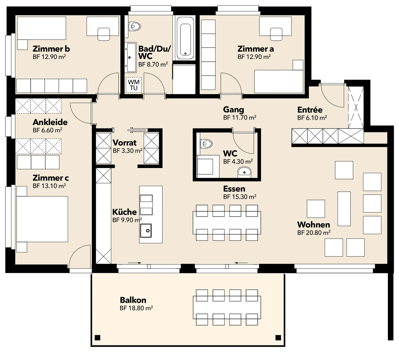 Grundriss Wohnung 05